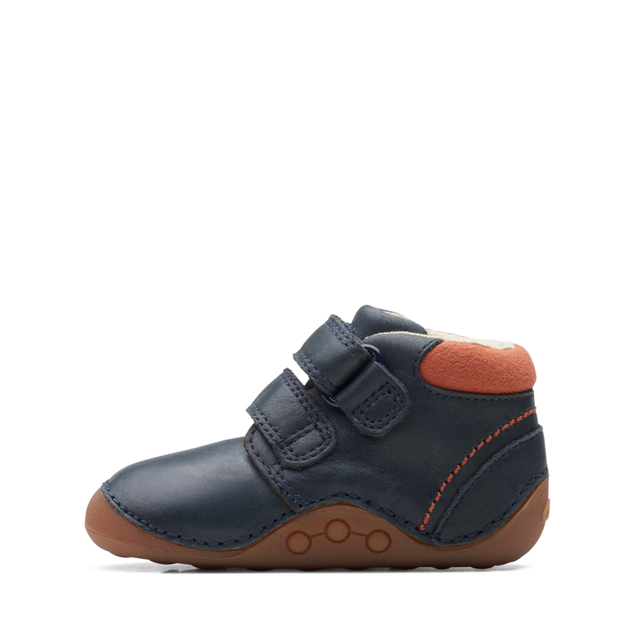 Clarks - Tiny Play T - Navy - Boots