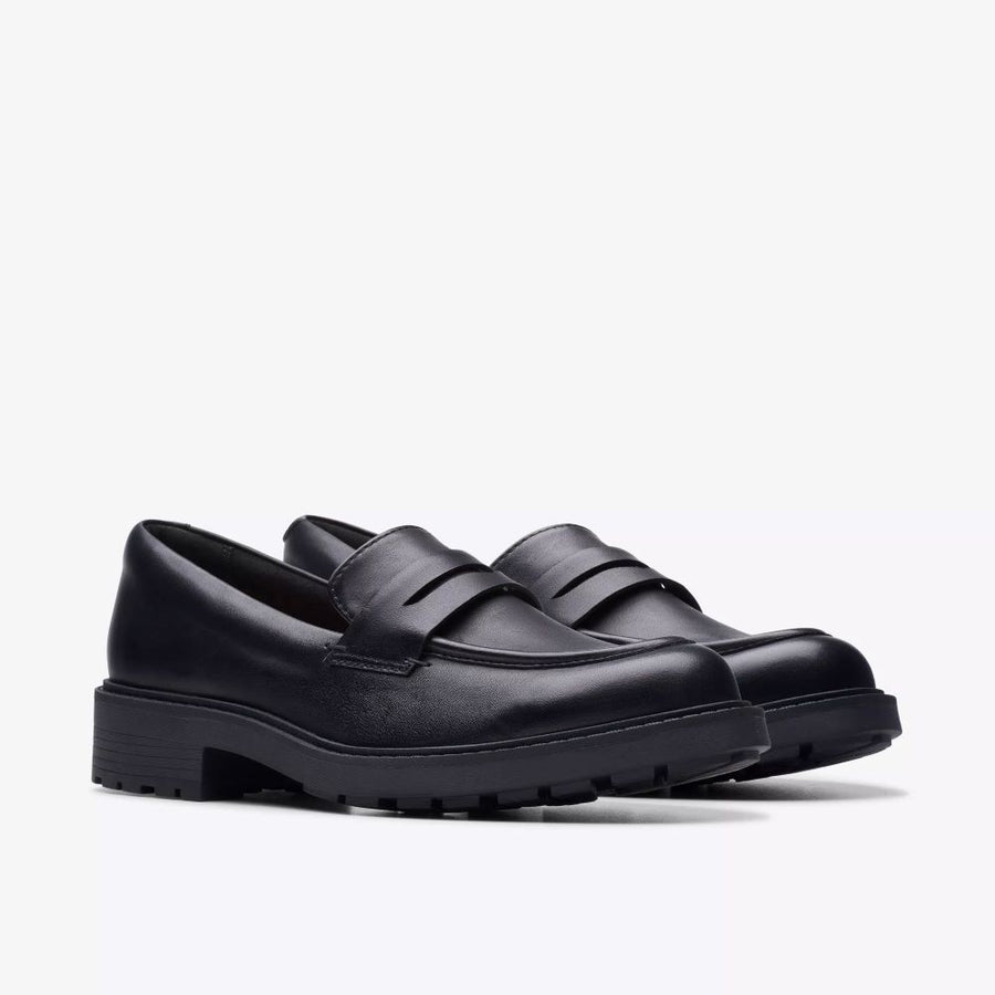 Clarks - Orinoco2 Penny - Black Leather - Shoes