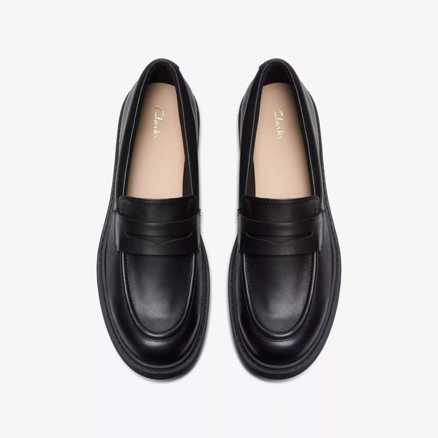 Clarks - Orinoco2 Penny - Black Leather - Shoes