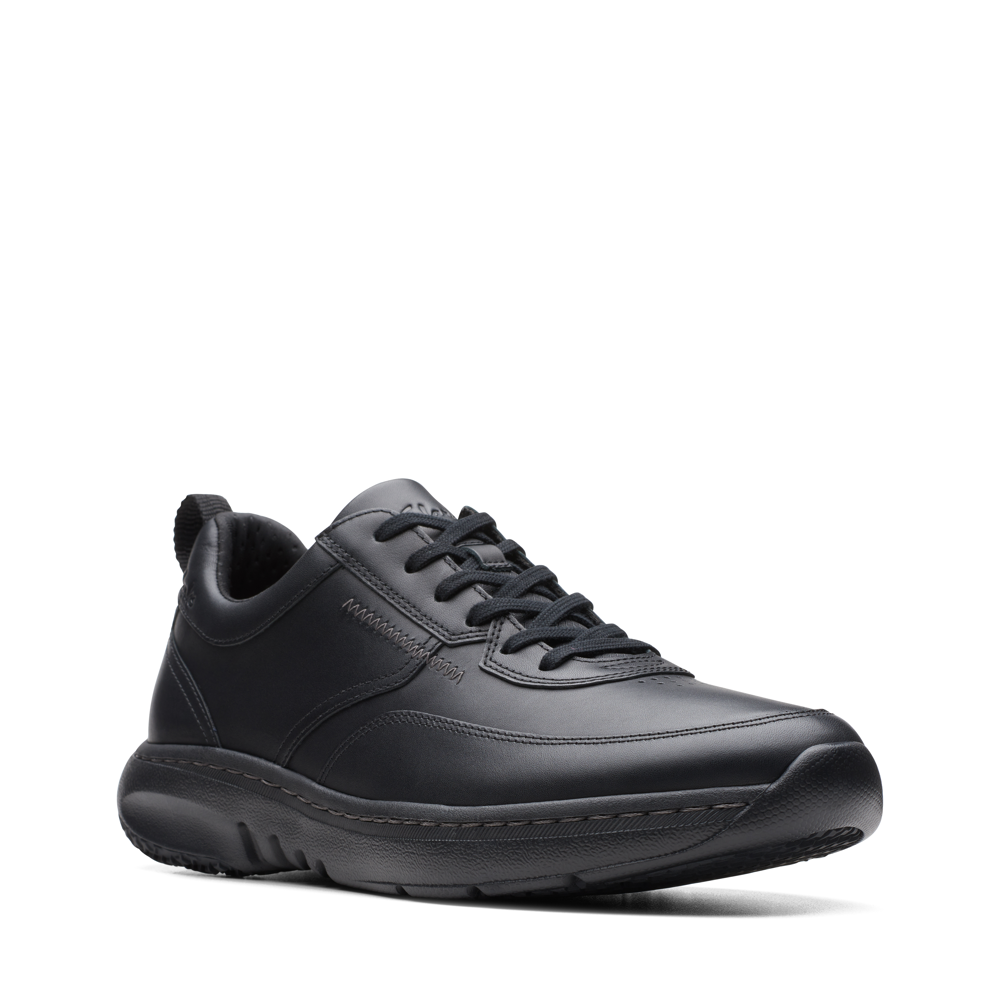 Clarks - ClarksPro Lace - Black Leather - Shoes