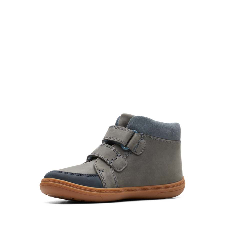 Clarks - Flash Rise K. - Denim Blue Leather - Boots