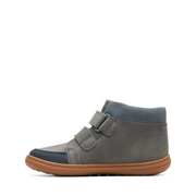 Clarks - Flash Rise K. - Denim Blue Leather - Boots