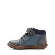 Clarks - Flash Retro T - Denim Blue Leather - Boots