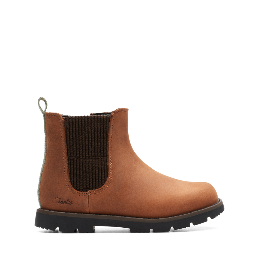 Clarks - Heath Trail T - Tan Leather - Boots