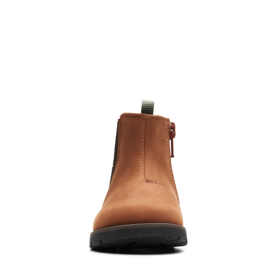 Clarks - Heath Trail T - Tan Leather - Boots