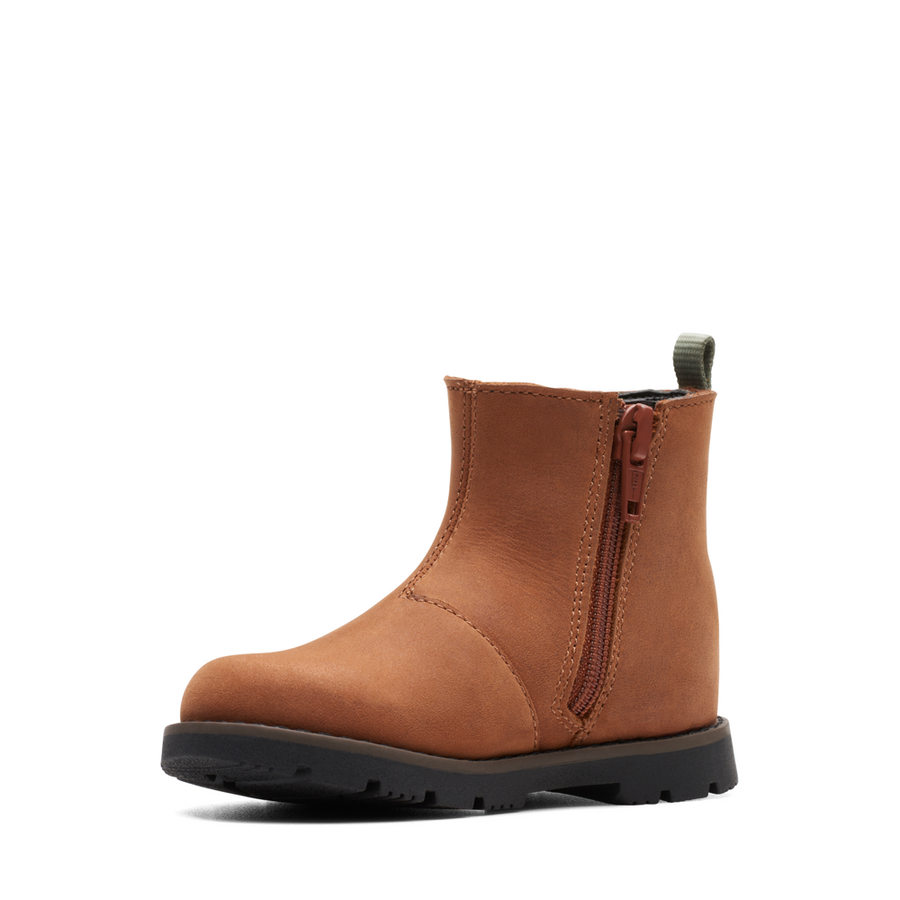 Clarks - Heath Trail T - Tan Leather - Boots