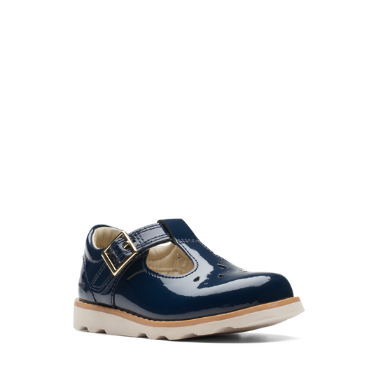 Clarks navy 2024 school shoes