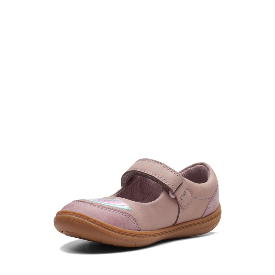Clarks dusty pink shoes deals