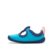 Clarks - Roamer Reef T - Blue - Canvas Shoes