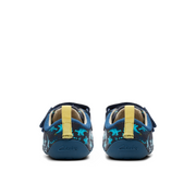 Clarks - Tiny Stomp T - Navy Print - Shoes