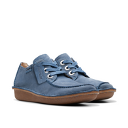 Clarks - Funny Dream - Blue Nubuck - Shoes