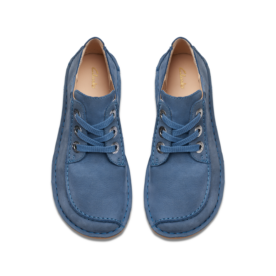 Clarks - Funny Dream - Blue Nubuck - Shoes