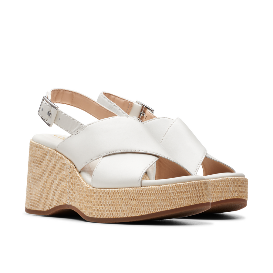 Clarks - Manon Wish - Off White Lea - Trainers