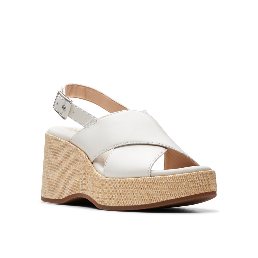 Clarks - Manon Wish - Off White Lea - Trainers