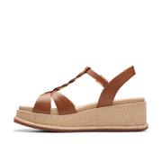 Clarks - Kimmei Twist - Tan Leather - Shoes