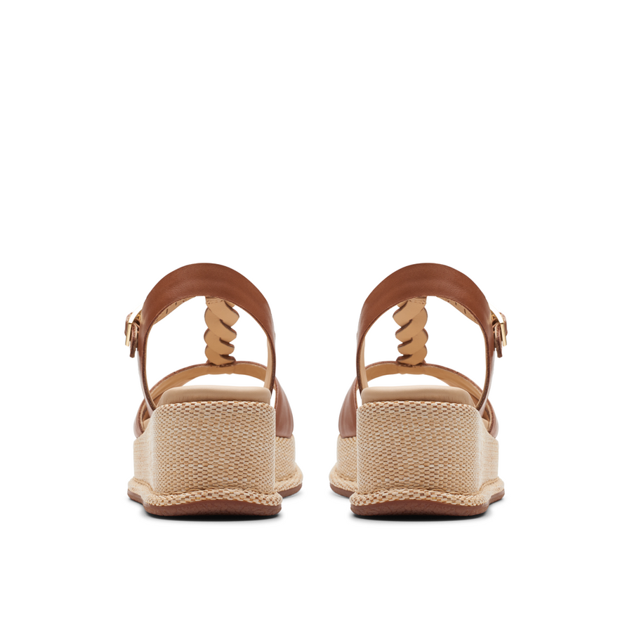 Clarks - Kimmei Twist - Tan Leather - Shoes