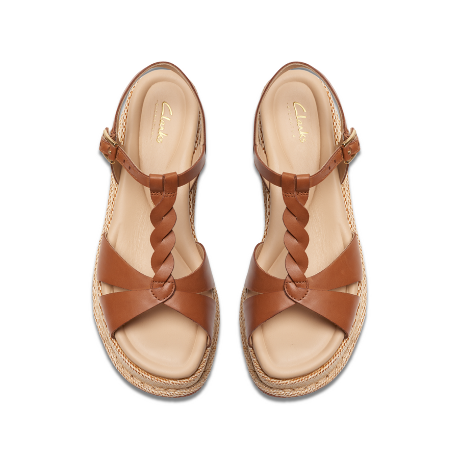 Clarks - Kimmei Twist - Tan Leather - Shoes