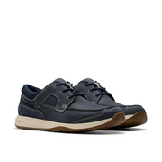 Clarks - Sailview Lace - Navy Nubuck - Trainers