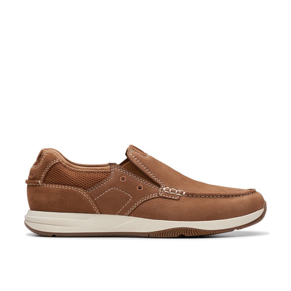 Clarks - Sailview Step - Light Tan Nubuck - Trainers