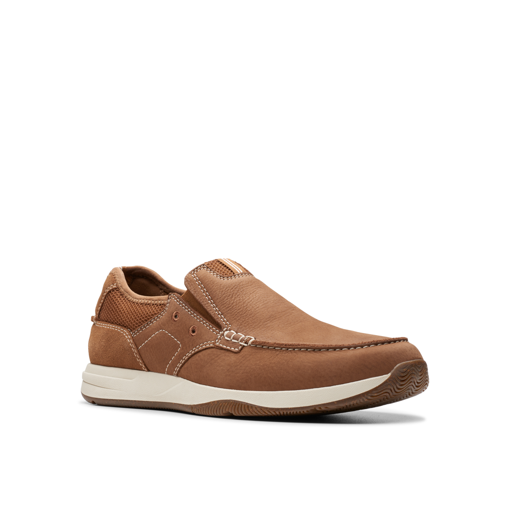 Clarks - Sailview Step - Light Tan Nubuck - Trainers