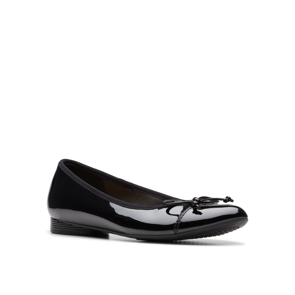 Clarks - Loreleigh Rae - Black Patent - Shoes