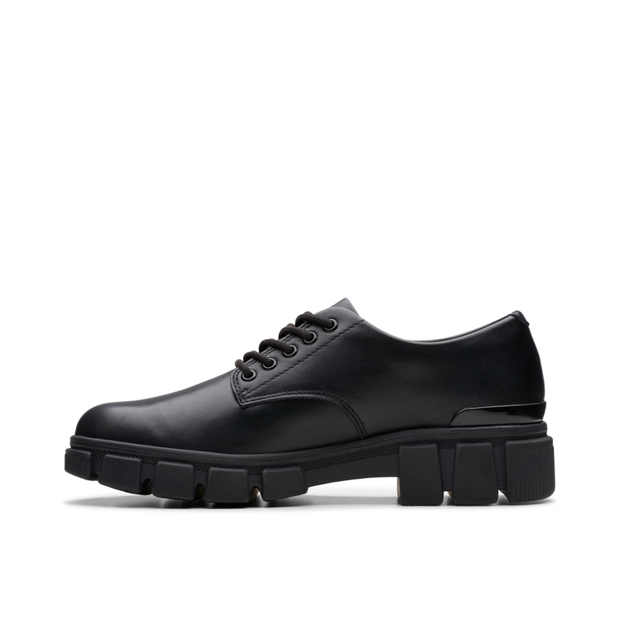 Clarks - Evyn Lace Y. - Black Leather - School Shoes