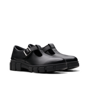 Clarks - Evyn Bar Y. - Black Leather - School Shoes