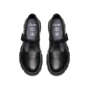 Clarks - Evyn Bar Y. - Black Leather - School Shoes