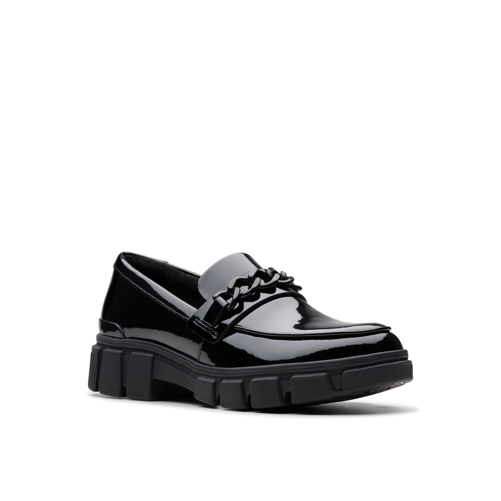 Clarks - Evyn Walk Y. - Black Patent - School Shoes