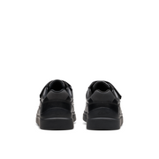 Clarks - Keelan Flare K - Black Leather - School Shoes