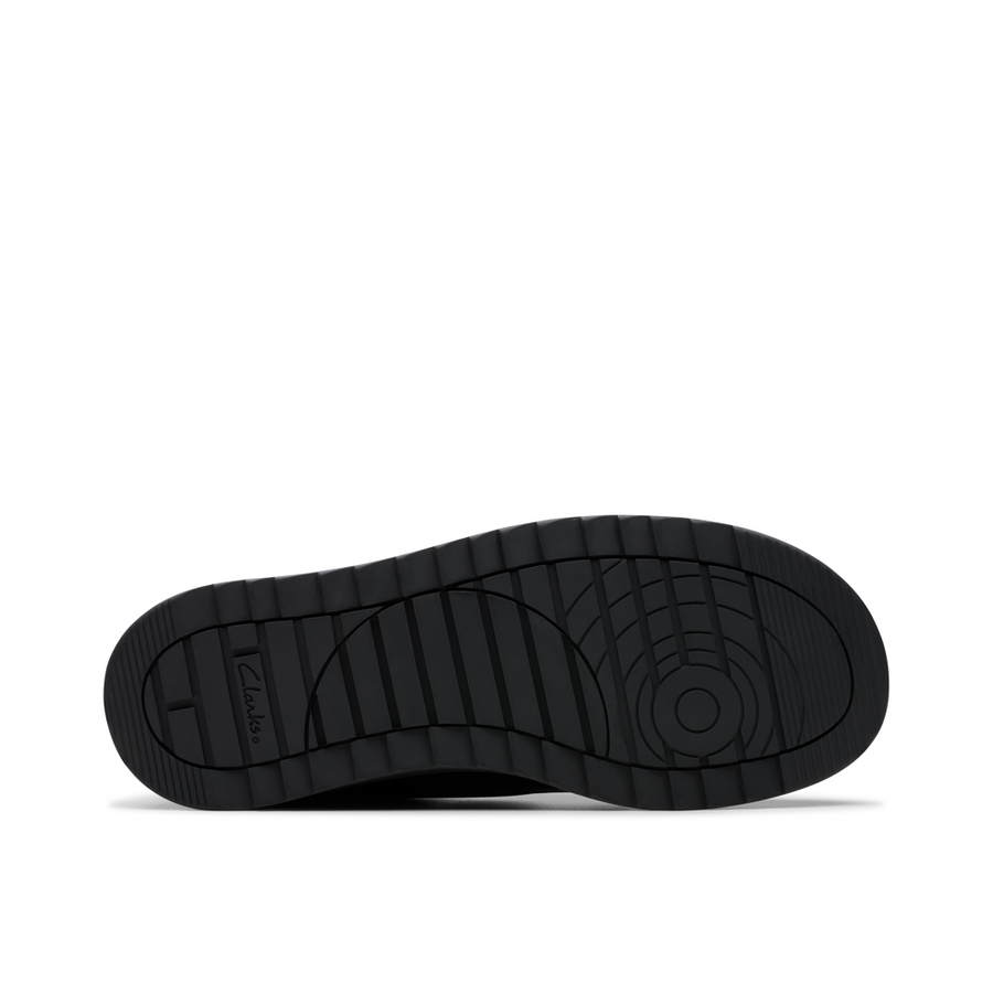 Clarks - Keelan Flare Y  - Black Leather  - School Shoes