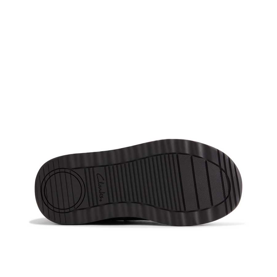Clarks - Daze Step 2 K - Black Leather  - School Shoes