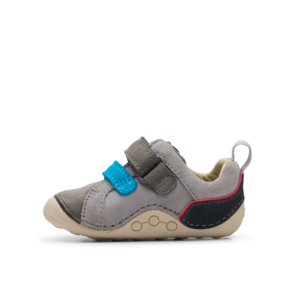 Clarks - Tiny Oslo T - Grey - Shoes