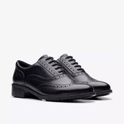 Clarks - Havisham Oak - Black Leather  - Shoes