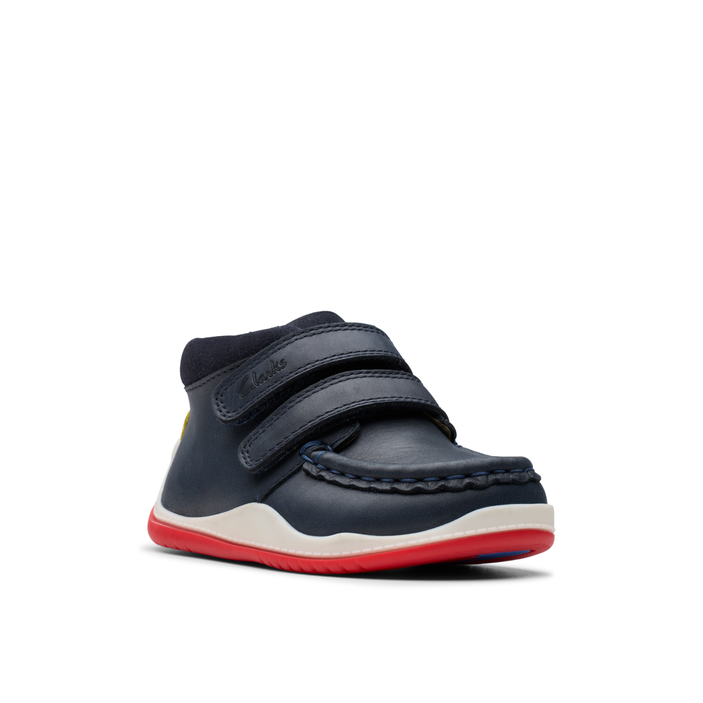 Clarks Noodle Play T Navy Shoes – Gibbs Shoes - Main Image