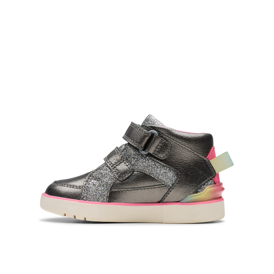 Clarks - Oslo Play T - Gun Metal - Shoes