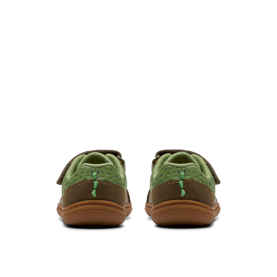 Clarks - RDFlashSnapT - Khaki Print - Shoes