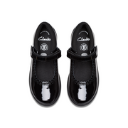 Clarks - Etch Pure Y - Black Patent  - School Shoes