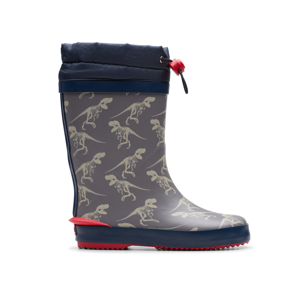 Clarks - Tarri Race K - Grey Combi - Wellingtons