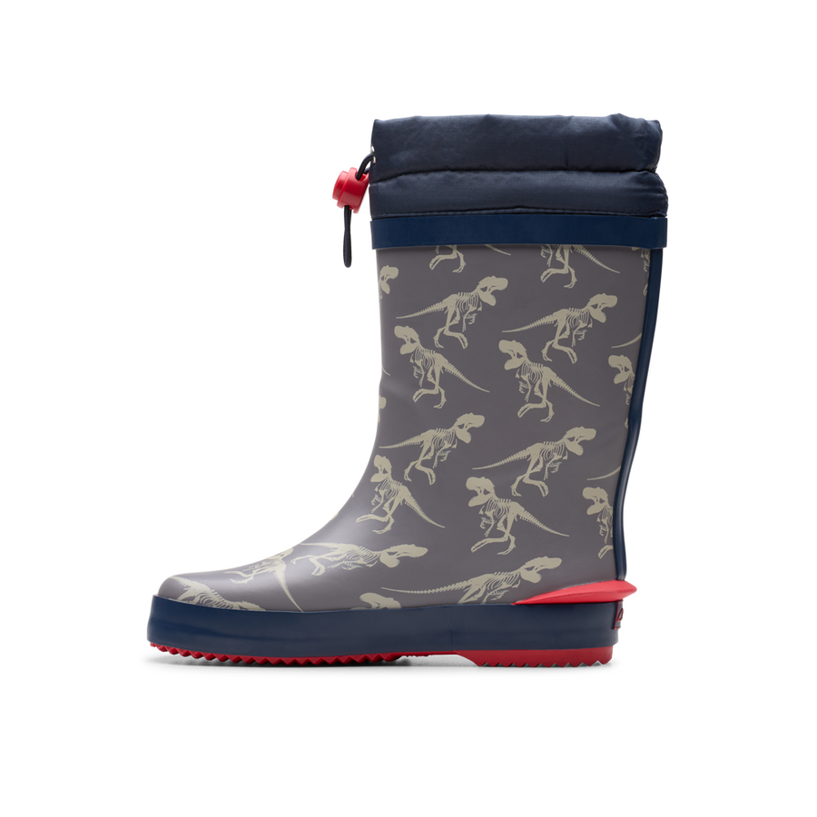 Clarks - Tarri Race K - Grey Combi - Wellingtons