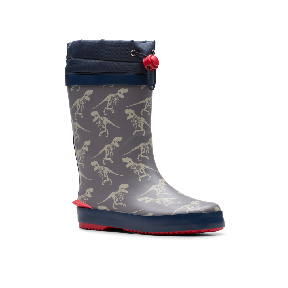 Clarks - Tarri Race K - Grey Combi - Wellingtons