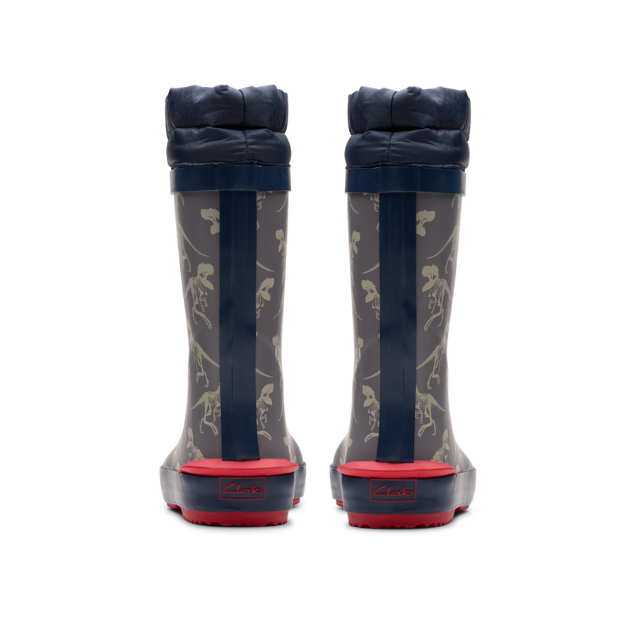 Clarks - Tarri Race K - Grey Combi - Wellingtons