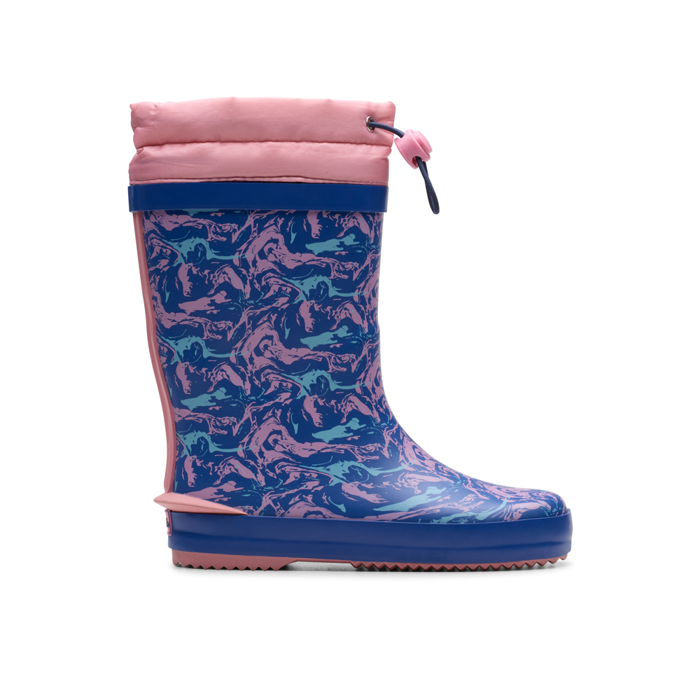Clarks - Tarri Race K. - Blue Combi - Wellingtons