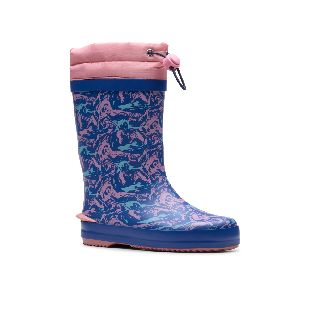 Clarks - Tarri Race K. - Blue Combi - Wellingtons