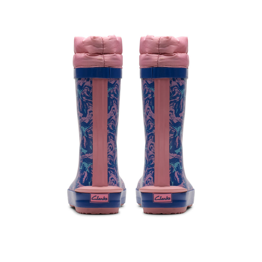 Clarks - Tarri Race K. - Blue Combi - Wellingtons