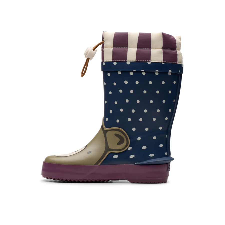 Clarks - Tarri Race T - Navy Combi - Wellingtons