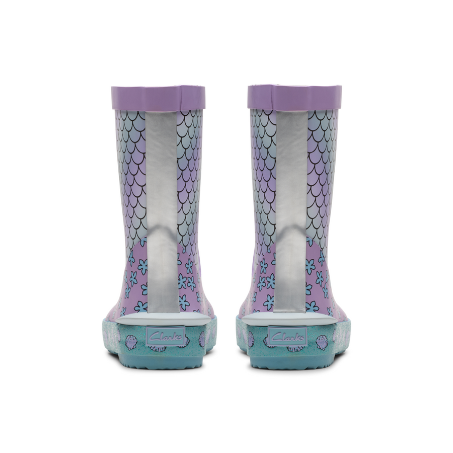 Clarks - Tarri Run T. - Lilac Combi - Wellingtons