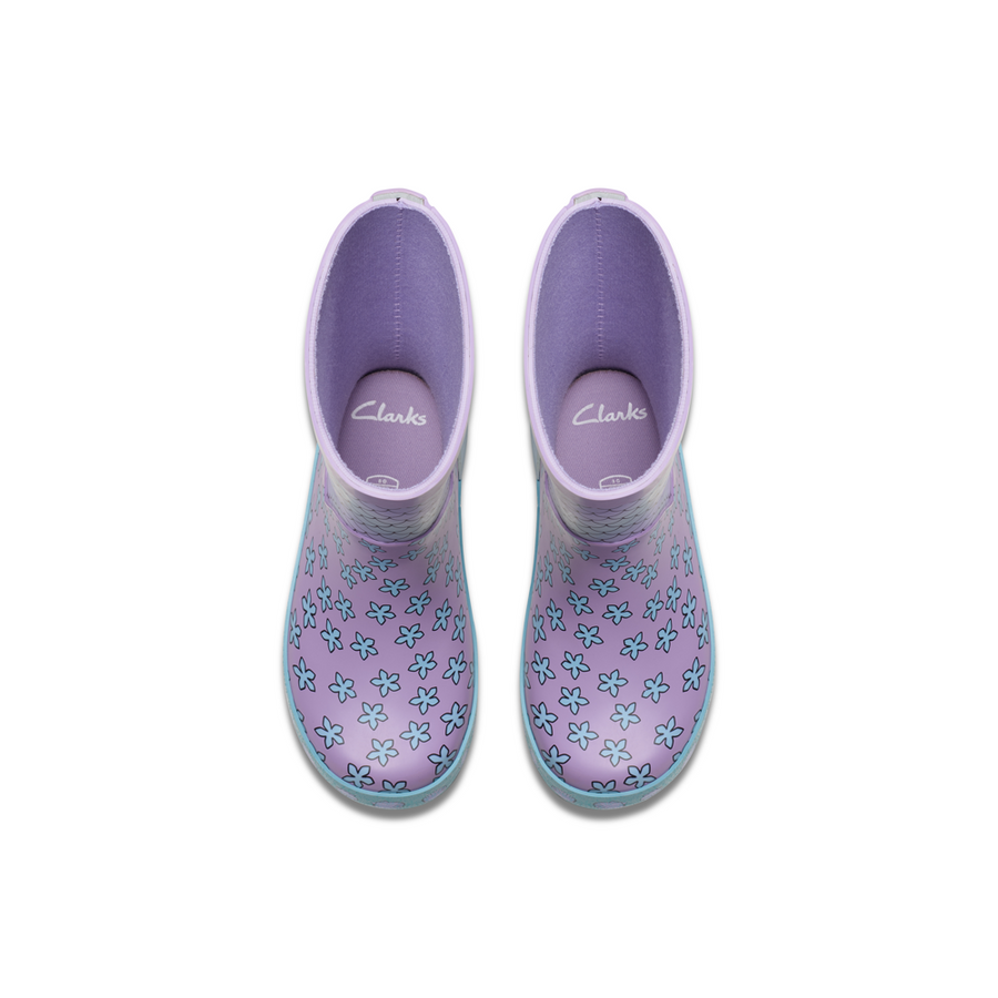 Clarks - Tarri Run T. - Lilac Combi - Wellingtons