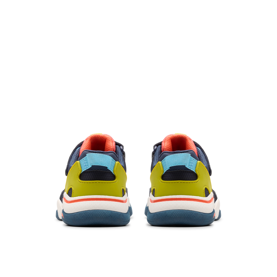 Clarks - FeatherTrackK - Navy Combi - Trainers
