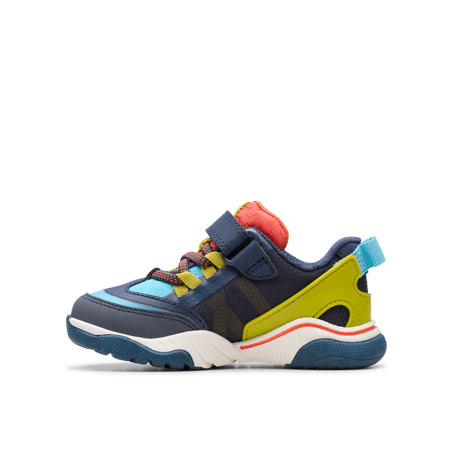 Clarks - FeatherTrackT - Navy Combi - Trainers